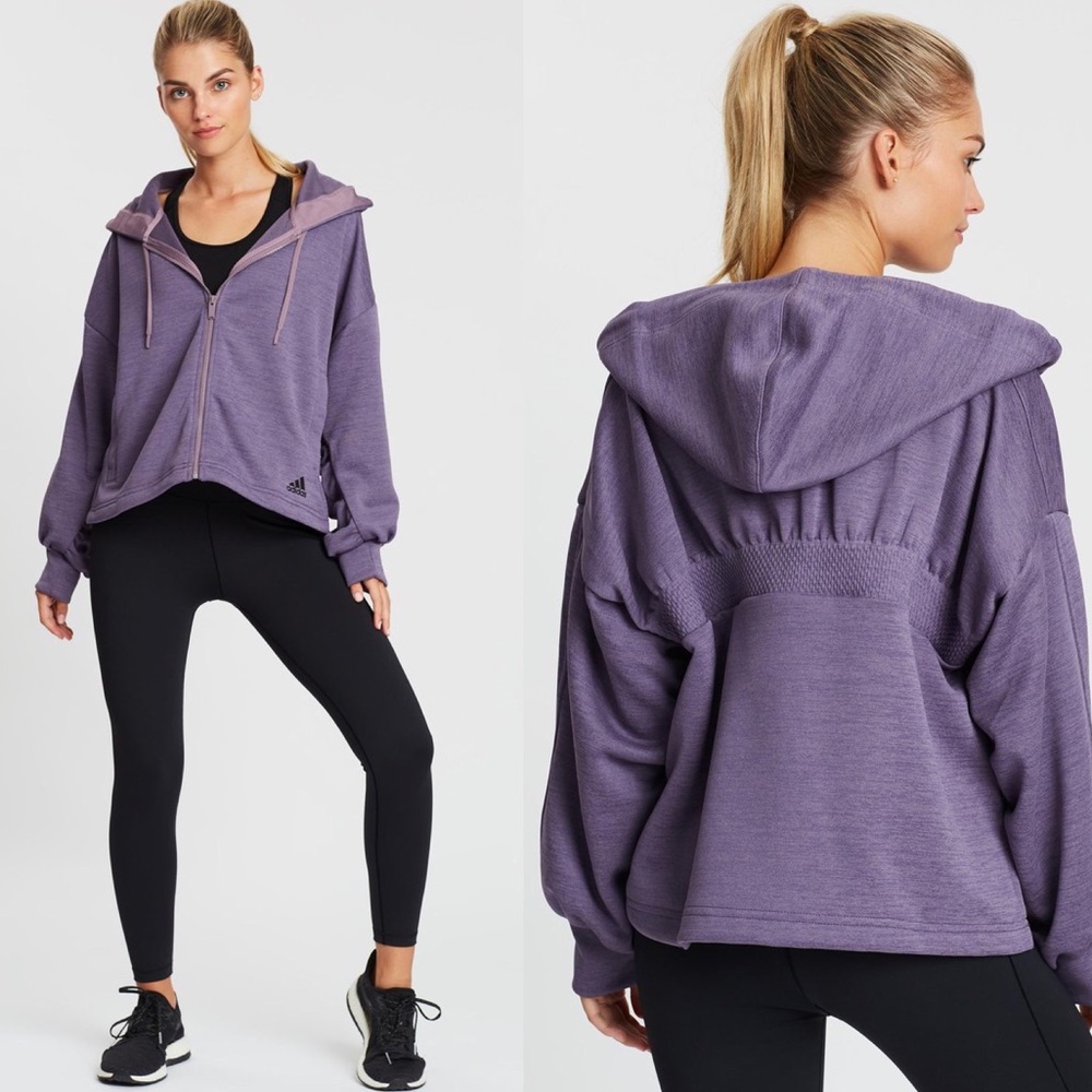 Adidas Performance Gathered Hoodie Legacy Purple